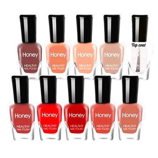 Tophany Non Toxic Easy Peel Off and Fast Dry Nail Polish Set for Pack, Eco Friendly and Organic Water Based Nail Polish for Women,Teens(10 Bottles)