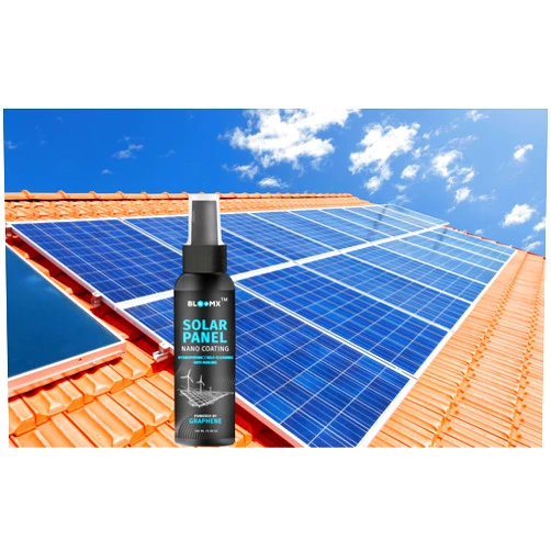 BLOOMX Solar Panel Coating | Anti Dust | Self-Cleaning | Anti-Soiling | Anti-Snow | Hydrophobic | Graphene Infused | Anti-Abrasion | Protection up to 5YRS | 10H Hardness | Eco-Friendly | Ceramic Coating