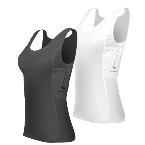 ConcealmentClothes Women's Concealed Carry Holster Tank Top Compression Shirt