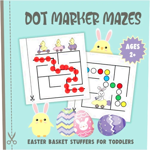 By Penny Harbor (Author), Rainbow Lada Press (Author) Dot Marker Mazes: Easter Basket Stuffers For Toddlers (Dot Art Books)