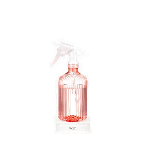 AKVLPGQK Plastic Spray Bottle Heavy Duty Spraying Bottles Suiteble for Gardening Kitchen Cleaning Traveling Convenient Use (Color : Pink, Size : PLASTIC_500ML)