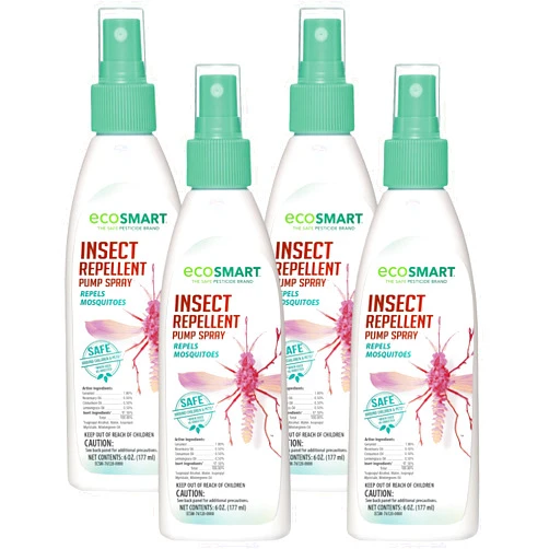 EcoSMART Insect Repellent, 6 oz. Pump Spray Bottle (Pack of 4)