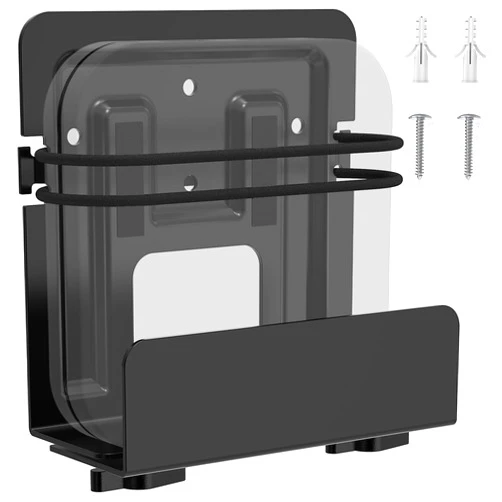 Woiron Cable Box Mount, Modem Mount, Adjustable Cable Box Wall Mount Bracket for Small and Wide Devices, Compatible with Media Players, Cable Boxes, Modems, DVD Players
