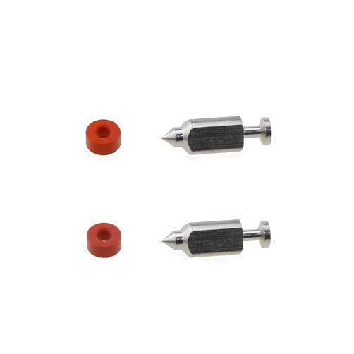 DGZZI 2 Sets Carburettor Float Valve Needle Seat Kit Fuel Supply System Carburettor Chainsaw Repair Kit Suitable for Max Quantum 5 and 6 Vertical Engine and BS 3.5 and 5 Industrial Plus Engine
