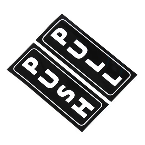 PATIKIL Push Pull Door Sign, 2