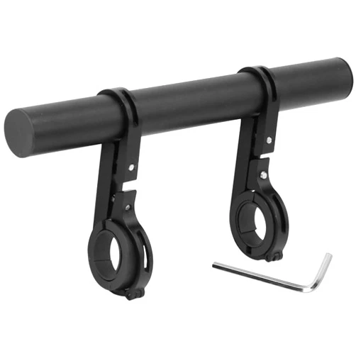 Together-life Bicycle Handlebar Extender, Bike Extension Bar Double Clamp Aluminum Alloy Holder Bracket Bicycle Accessories for Flashlight Speedometer for XIAOMI M365, Ninebot ES1 ES2,Mountain Bicycle