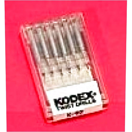 Coltene Whaladent K92 Kodex Drills, Silver Pin Drill, 6/pack