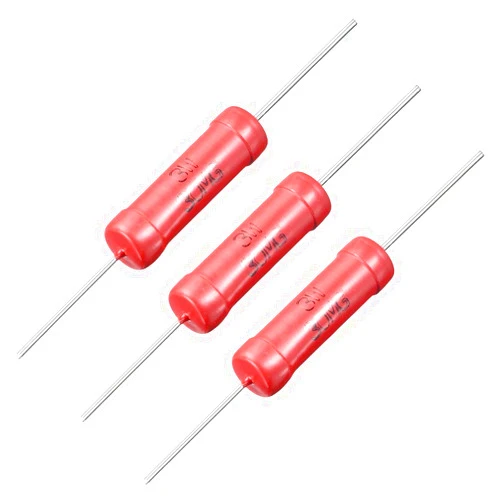 uxcell 3W Power Rating 30M Ohm High Voltage Glass Glaze Film Resistor 3 Pcs