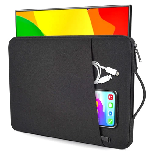 ImComor 17.3 Inch Portable Monitor Case, Protective Carrying Sleeve for ASUS Bimawen UPERFECT ViewSonic Feiasia CUIUIC Cocopar Kksmart NexiGo Pisichen NIUTO EVICIV 17.3