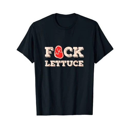 XASTY lustige Grillen Männer Designs & Geschenke Fuck Salad Barbecue Meat Funny Barbecue Master Cooking T-Shirt