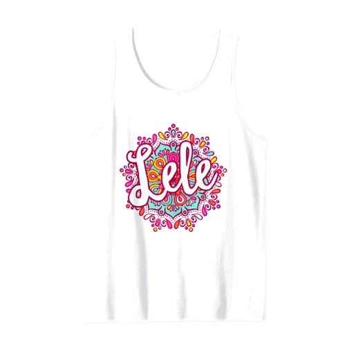 Mandala Lele Grandma for Mother's Day Mandala Lele Women Grandma Christmas Birthday Mothers Day Tank Top