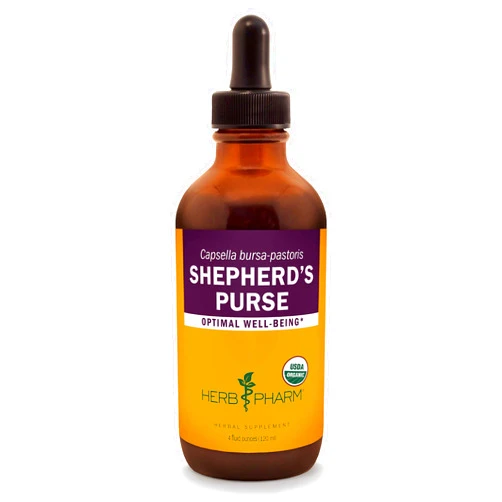 Herb Pharm Certified Organic Shepherd's Purse Liquid Extract - 4 Ounce