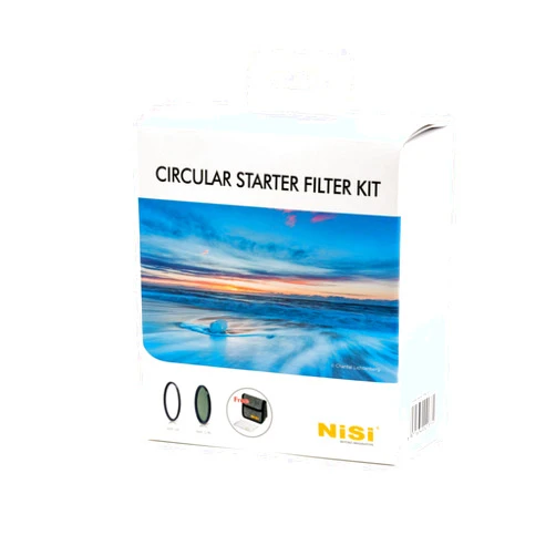 NiSi 77mm Circular Starter Kit - HUC UV Lens Protection Filter and HUC Circular Polarizer (CPL) - Includes 4-Pocket Filter Case and Cleaning Cloth