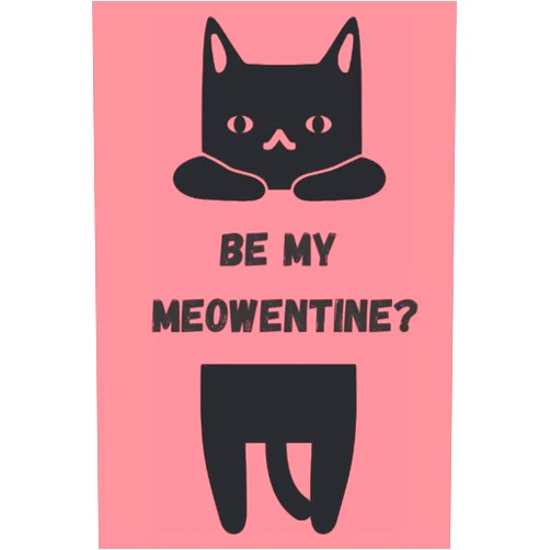 Yayas Book Be my meowentine: Happy valentine's day from the cat notebook