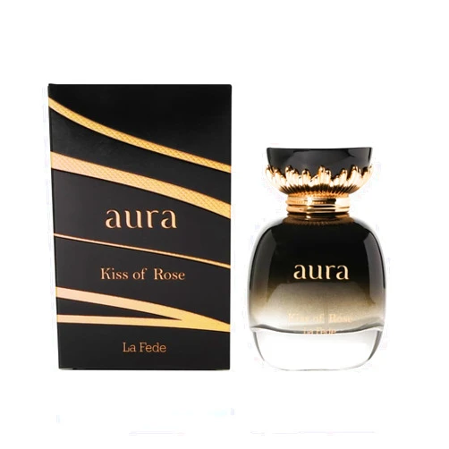 KHADLAJ PERFUMES La Fede Aura Kiss Of Rose Arabian Perfume For Women 100ML (3.4 OZ) Eau De Parfum Spray, Long Lasting Perfume Enjoy the Luxurious & Sophisticated Fragrance With Fruity Scent for All Occasions