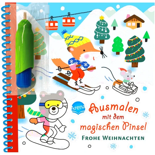 German Edition by Mélisande Luthringer (Author) Ausmalen mit dem magischen Pinsel. Frohe Weihnachten: Malbuch mit Wassertankstift für Kinder ab 3 Jahren: 0