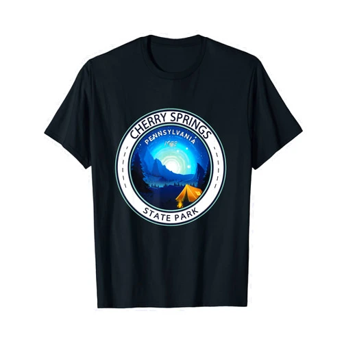 Cherry Springs State Park Designs Cherry Springs State Park Pennsylvania Badge Vintage T-Shirt