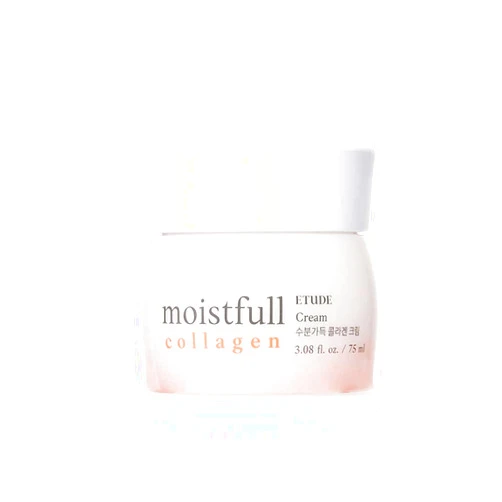 ETUDE Moistfull Collagen Cream 2.53fl.oz(75ml) | Collagen Water Delivers Hydration To Make Your Skin Bouncy & Dewy | Soft And Adhering, Korean Skin Care, Kbeauty, Perfect for Gift