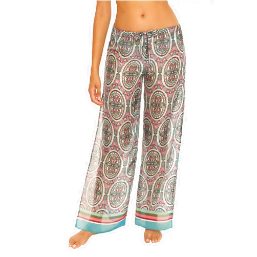 BECCA Mosaic Woven Pants, Casual, Beach Cover Ups for Women