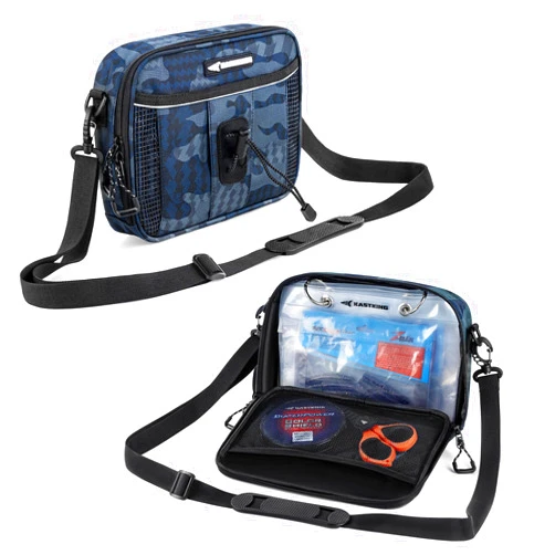 KastKing BaitSpace Detachable Bait Binder Tackle Bag – Large Clear Sleeves, Durable 900D Water-resistant Fabric, Soft Plastic Bait Storage For Hooks, Sinkers & Fishing Accessories