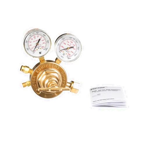 ESAB Victor Technologies 0781-0527 SR-450D-540 Heavy Duty Single Stage Oxygen Regulator, 5-125 psig Delivery Range, CGA 540 Inlet Connection
