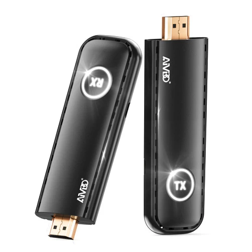 TIMBOOTECH Wireless HDMI Transmitter and Receiver 4K, Full HD 1080P@60Hz, 2.4/5.8GHz, Plug & Play, Portable HDMI Wireless Extender for Streaming Laptop, TV Box, DSLR to Projector/TV/Monitor -165FT/50M