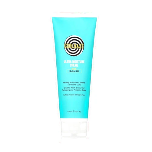 Curldaze Ultra Moisture Creme with Kukui Oil, Vitamins A, C, and E, Intensely Moisturizes, Smooths, Softens, Protects, Repairs, Renews Dry or Damaged Curls