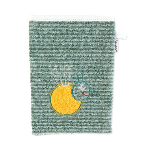 Sterntaler Waschhandschuh Bär Ben, Größe: 21 x 15 cm, Mittelgrün