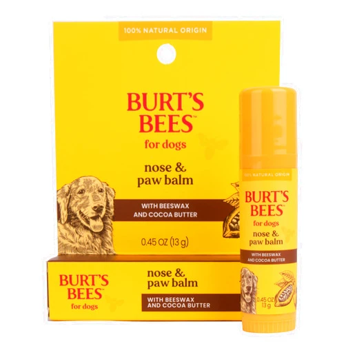 BURT'S BEES FOR PETS Nose and Paw Balm with Beeswax and Cocoa Butter,100% Natural Origin Formulas, Dog Paw Pad Balm, Paw Moisturizer for Dogs, Dog Nose Balm