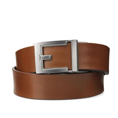 TRAKLINE KORE Men’s Smooth Vegan Leather Track Belts | “Express” Alloy Buckle