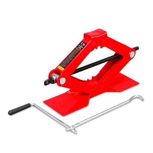 BIG RED T10152-3 Torin Car Scissor Jack: Steel Portable Tire Jack with Handle Mounts Durable Leveling Jacks for Car, Truck, Sedans, MPV, 1.5 Ton (3,300 lbs) Capacity