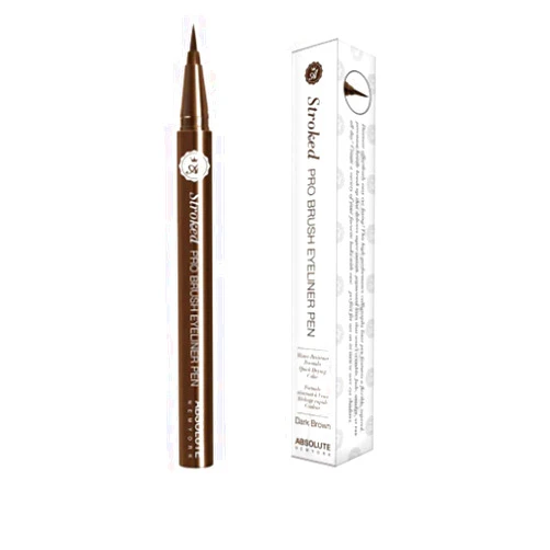 Absolute New York Stroked Pro Brush Eyeliiner Pen (Dark Brown)