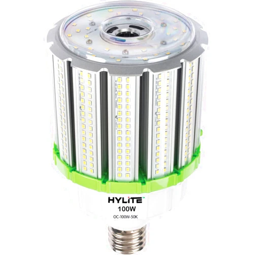 HyLite LED Lighting 100W High Performance LED Omni-Cob Lamp, 360º, (~400W HID), 50K, 14500 lm, 120~347V for Commercial Industrial Lighting Warehouse High Bay Light Fixture, White
