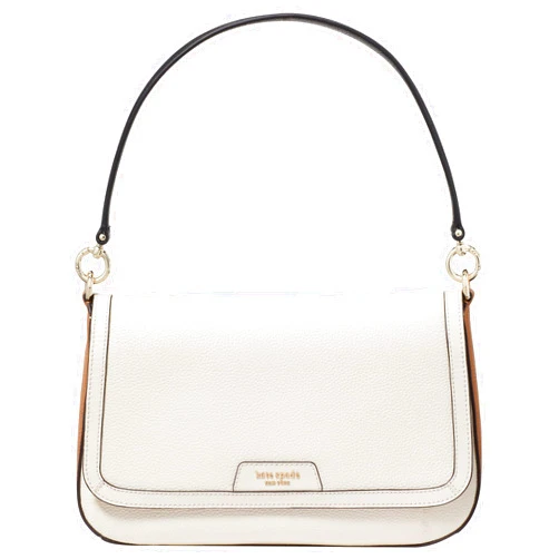 kate spade new york Women's Hudson Colorblocked Pebbled Leather Flap Shoulder Bag