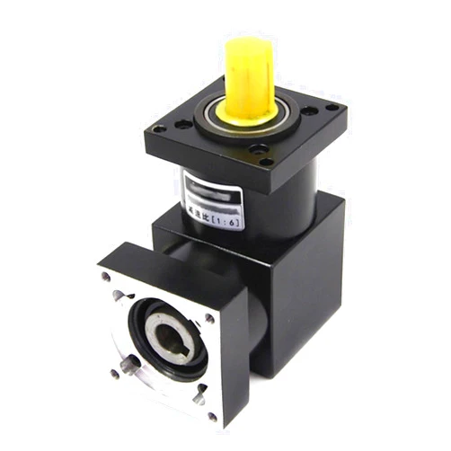 Pangyoo-Speed Reducers 57mm/60/80/86mm Flange Servo Stepper Corner Reducer, Ratio 3 to 1-216 to 1, Right Angled 90 Degree Angle Planetary Gearbox (Color : Ratio 3.25, Size : for 80mm Servo Motor)