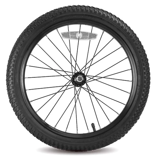 DR BIKE JOYSTAR 12 14 16 18 20 Inch Kids Bike Front Wheels Replacement Bicycle Wheels with 12-20 Inch Solid Air Rubber Tire & Inner Tube Don't Fit Huffy Bike Black & White Pink