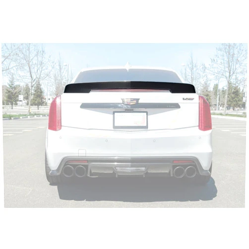 Extreme Online for 2016-2019 Cadillac CTS-V Models | Carbon Package Style Carbon Fiber Rear Bumper Trunk Lid Wing Spoiler