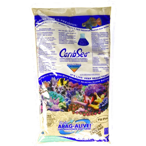 Carib Sea CaribSea Arag-Alive 20 lb Fiji Pink Sand
