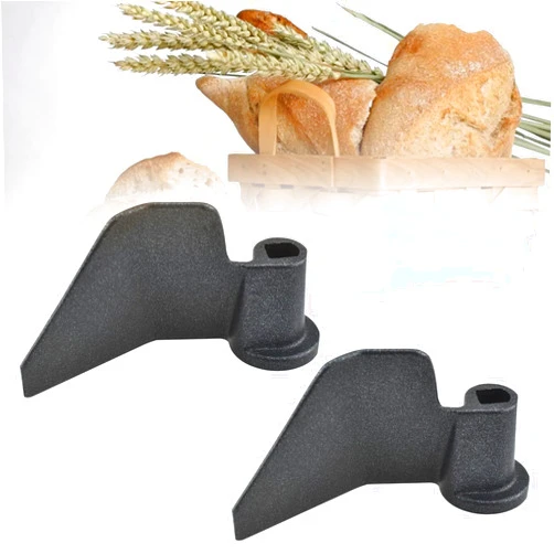 MARRTEUM 2 Pcs Bread Maker Kneading Paddle, Stainless Steel Non Stick Bread Machine Paddle Mixing Kneading Blade Replacement for Most Bread Maker (Black)
