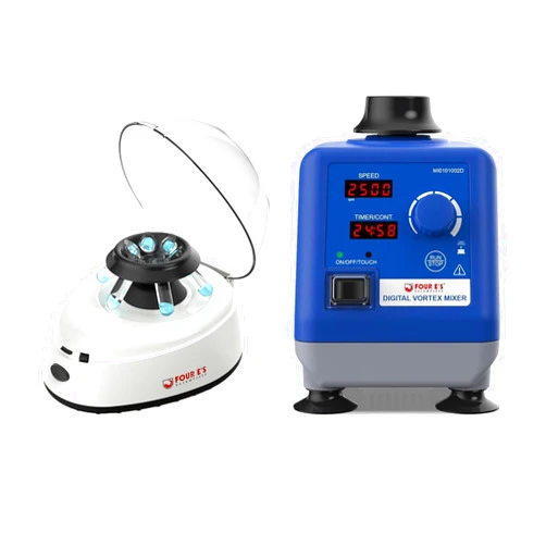 FOUR E'S SCIENTIFIC LED Digital Vortex Mixer with Mini Centrifuge 5400rpm