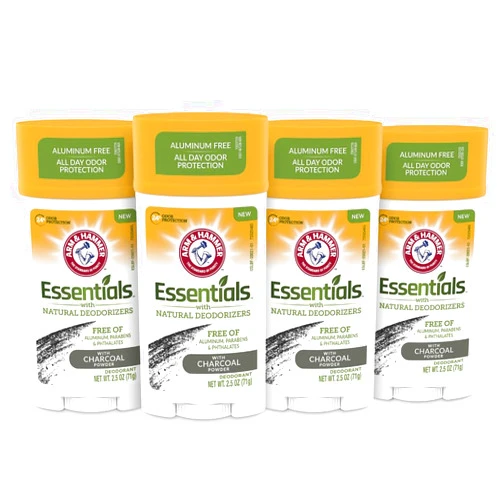 Arm & Hammer Essentials Charcoal Deodorant 4-Pack