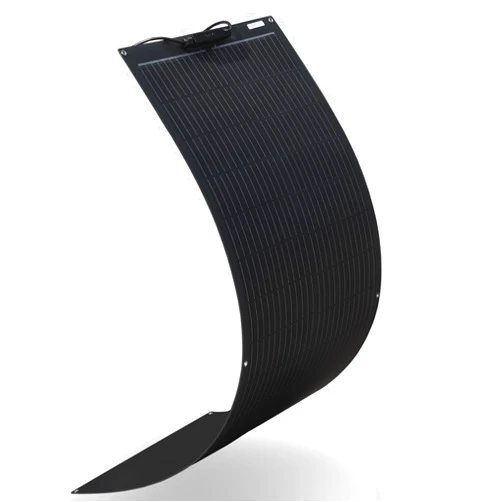 XINPUGUANG Flexible Solar Panel 100W 12V Monocrystalline Solar Cell Fiberglass Lightweight Bendable Charge for RV Trailer Boat Cabin Van Car Uneven Surfaces (100W Solar Panel Black)