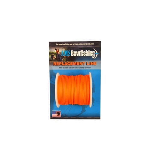 AMS Bowfishing 200 Pound Braided Dacron Line - 50 Yards - Made in The USA