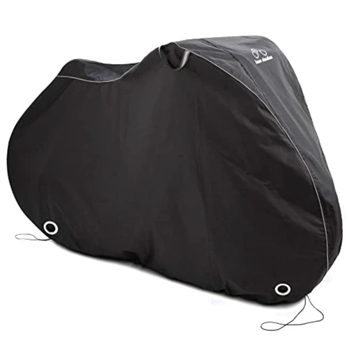 TeamObsidian Bike Cover - Waterproof Outdoor & Indoor Bicycle Storage for 1 to 3 Bikes - Heavy Duty Ripstop 210D Tent Material - Stationary Electric Bike Protection for All Seasons