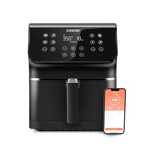 COSORI Air Fryer Pro Smart 5.8QT that Roast, Bake, 3-Way Control, 12-IN-1 Customizable Functions, Online Recipes, Detachable Basket, Works with Alexa & Google Assistant