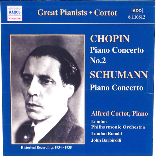 Alfred Cortot (Artist) Format: Audio CD Plays Chopin/Schumann