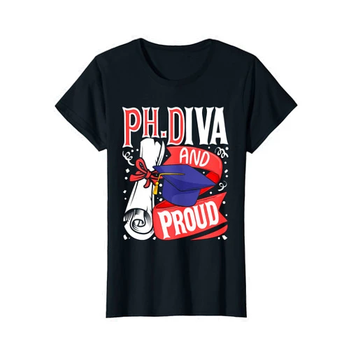 PhD Graduation Shirts Ph.Diva - PhD Graduate Ph.D. Graduation Doctorate Degree T-Shirt