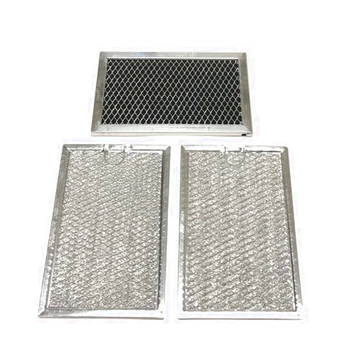 Lazellz Microwave Grease & Charcoal Filter Set Compatible with LG Model Numbers LMV1683ST, MV1843ASD, MV-1843ASD, LMV1852SW
