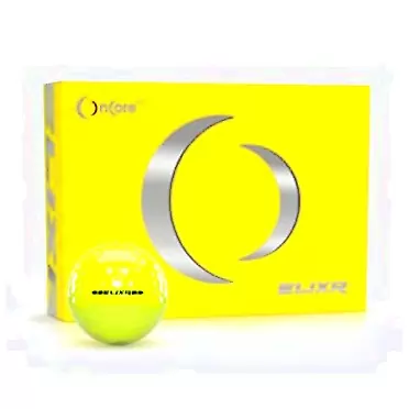 ONCORE GOLF - ELIXR Tour Ball | High Performance Golf Balls - (One Dozen | 12 Premium Golf Balls) Unmatched Control, Distance, Feel and Performance Yellow