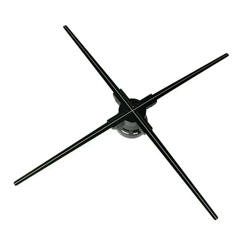 GIWOX 3D Hologram Fan, GIWOX Ultra HD LED Holographic Fan w/1184 Lamp Beads, 3D Naked Eye Hologram Video Projector for Advertising Displays Exhibitions 29.5 inch